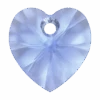 Swarovski Pendants Xilion Heart (6228) Sapphire(Swarovski 6228 Xilion Heart Pendants Sapphire)