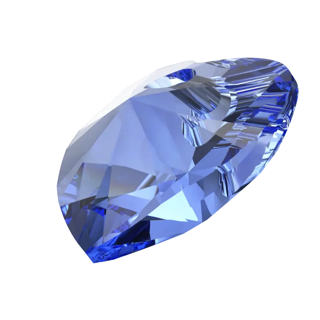 Swarovski Pendants Xilion Heart (6228) Sapphire(Swarovski 6228 Xilion Heart Pendants Sapphire) 4 Swarovski Pendants Xilion Heart (6228) Sapphire(Swarovski 6228 Xilion Heart Pendants Sapphire) - Image 2