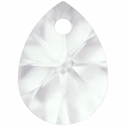 Swarovski Pendants Xilion Mini Pear (6128) Crystal(Swarovski 6128 Pendants Xilion Mini Pear Crystal)