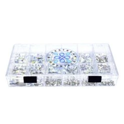 Serinity Flat Back Crystals Non Hotfix Mega Mix Crystal AB(Serinity Mega Mix Of Flatback Crystals Non Hotfix Crystal Ab) -BlueStreak Crystal Shop Swarovski Rhinestones Non Hotfix Mega Mix Crystal AB 3
