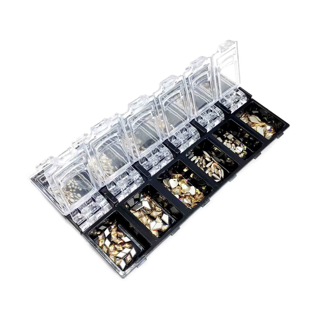 Serinity Flat Back Crystals Non Hotfix Ultimate Mix Crystal Golden Shadow(Serinity Rhinestones Non Hotfix Ultimate Mix Crystal Golden Shadow) 4 Serinity Flat Back Crystals Non Hotfix Ultimate Mix Crystal Golden Shadow(Serinity Rhinestones Non Hotfix Ultimate Mix Crystal Golden Shadow) - Image 2