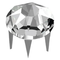 Swarovski Rose Pins (53302) Stainless Steel SS16(Swarovski 53302 Rose Pins Stainless Steel Ss16)