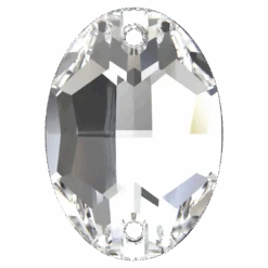 Serinity Sew On Crystals Oval (3210) Crystal(Serinity 3210 Sew On Crystals Oval Flat)