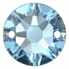 Serinity Sew On Crystals Round (3288) Aquamarine(Serinity 3288 Sew On Crystals Aquamarine) -BlueStreak Crystal Shop Swarovski Sew On Crystals Xirius 3288 Aquamarine