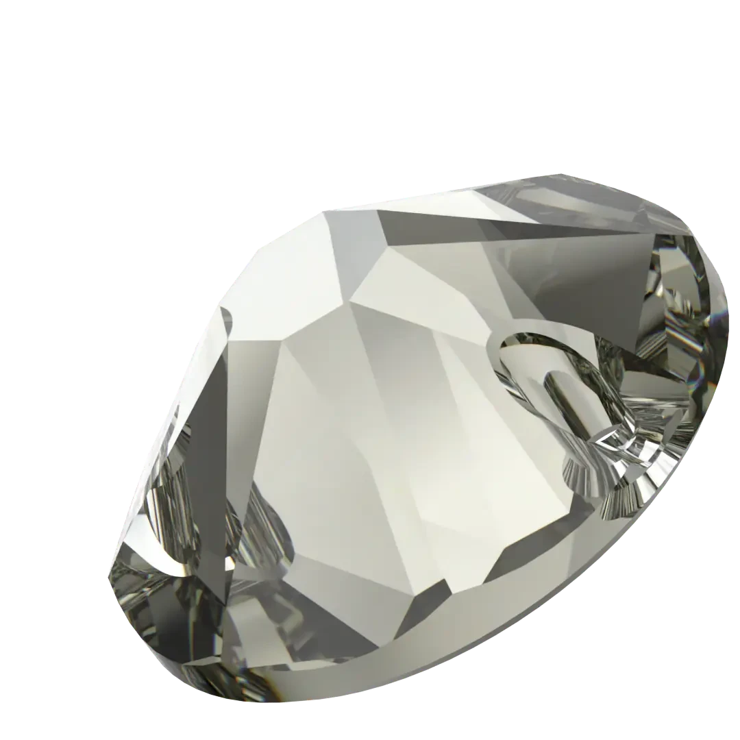 Swarovski Sew On Crystals Xirius (3288) Black Diamond(Swarovski 3288 Sew On Xirius Crystals Black Diamond) 4 Swarovski Sew On Crystals Xirius (3288) Black Diamond(Swarovski 3288 Sew On Xirius Crystals Black Diamond) - Image 2