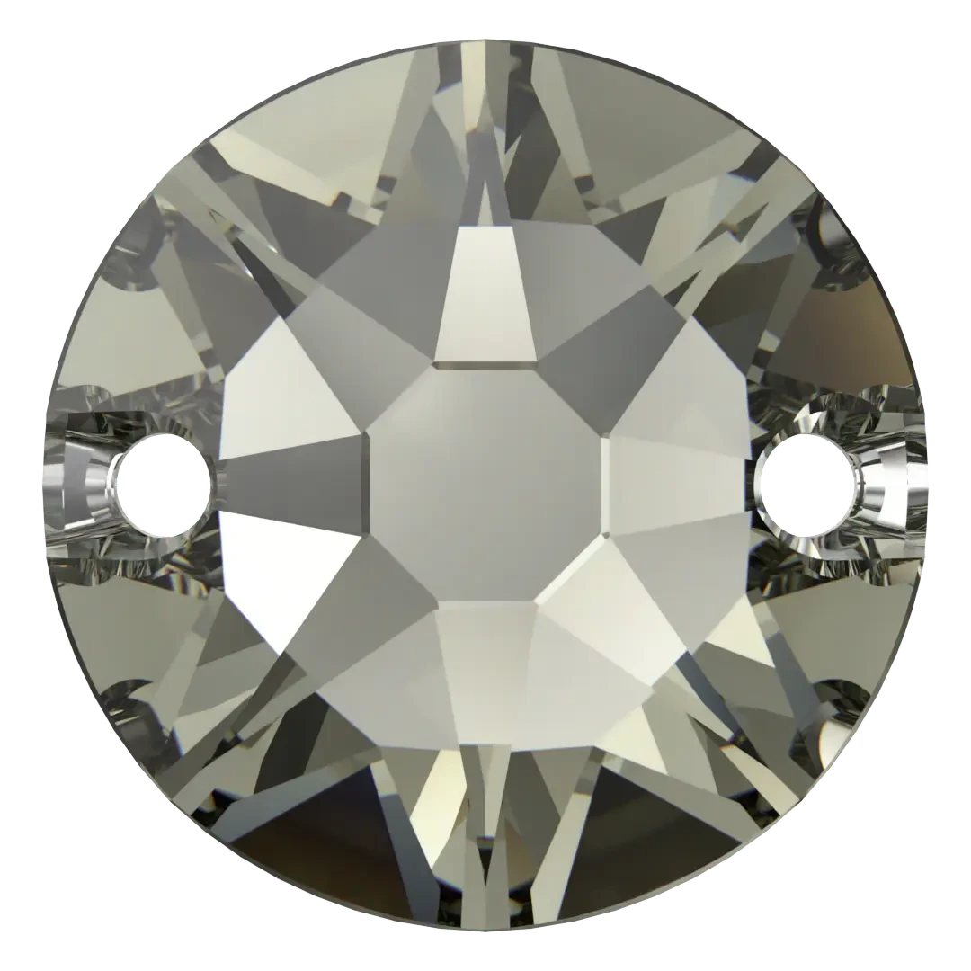 Swarovski Sew On Crystals Xirius (3288) Black Diamond(Swarovski 3288 Sew On Xirius Crystals Black Diamond) 3 Swarovski Sew On Crystals Xirius (3288) Black Diamond(Swarovski 3288 Sew On Xirius Crystals Black Diamond)