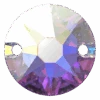 Serinity Sew On Crystals Round (3288) Crystal AB(Serinity 3288 Sew On Crystals Crystal Ab)