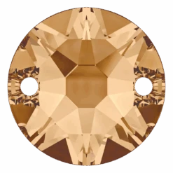 Swarovski Sew On Crystals Xirius (3288) Crystal Golden Shadow(Swarovski 3288 Sew On Xirius Crystals Crystal Golden Shadow)