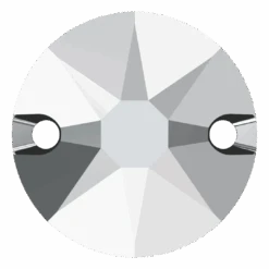 Serinity Sew On Crystals Round (3288) Crystal Light Chrome(Serinity 3288 Sew On Crystals Crystal Light Chrome)