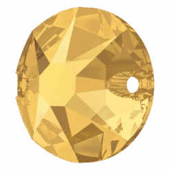 Serinity Sew On Crystals Round (3288) Crystal Metallic Sunshine(Serinity 3288 Sew On Crystals Crystal Metallic Sunshine) -BlueStreak Crystal Shop Swarovski Sew On Crystals Xirius 3288 Crystal Metallic Sunshine 2