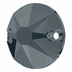 Serinity Sew On Crystals Round (3288) Crystal Silver Night UNFOILED(Serinity 3288 Sew On Crystals Crystal Silver Night Unfoiled) -BlueStreak Crystal Shop Swarovski Sew On Crystals Xirius 3288 Crystal Silver Night UNFOILED 2