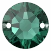 Serinity Sew On Crystals Round (3288) Emerald(Serinity 3288 Sew On Crystals Emerald)