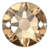 Serinity Sew On Crystals Round (3288) Light Colorado Topaz(Serinity 3288 Sew On Crystals Light Colorado Topaz) -BlueStreak Crystal Shop Swarovski Sew On Crystals Xirius 3288 Light Colorado Topaz 1