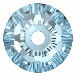 Swarovski Sew On Crystals Xirius Lochrose (3188) Aquamarine(Swarovski 3188 Sew On Xirius Lochrose Aquamarine)