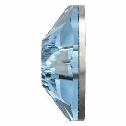 Swarovski Sew On Crystals Xirius Lochrose (3188) Aquamarine(Swarovski 3188 Sew On Xirius Lochrose Aquamarine) -BlueStreak Crystal Shop Swarovski Sew On Crystals Xirius Lochrose 3188 Aquamarine 3