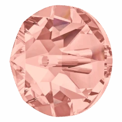 Serinity Sew On Crystals Round Lochrose (3188) Blush Rose(Serinity 3188 Sew On Lochrose Blush Rose) -BlueStreak Crystal Shop Swarovski Sew On Crystals Xirius Lochrose 3188 Blush Rose 2