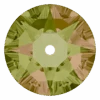Swarovski Sew On Crystals Xirius Lochrose (3188) Crystal Luminous Green(Swarovski 3188 Sew On Xirius Lochrose Crystal Luminous Green End Of Line)