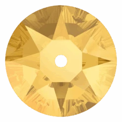 Serinity Sew On Crystals Round Lochrose (3188) Crystal Metallic Sunshine(Serinity 3188 Sew On Lochrose Crystal Metallic Sunshine)
