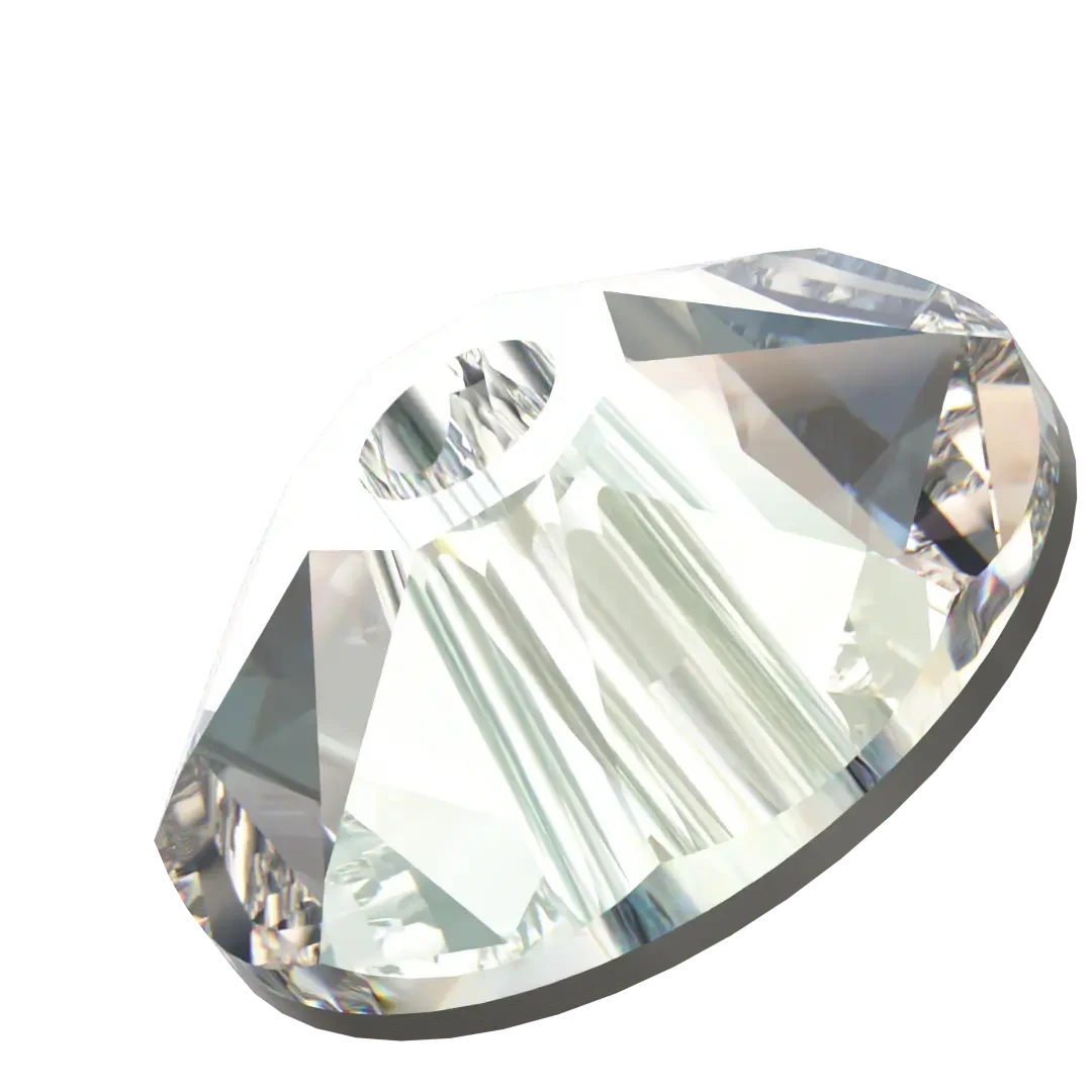 Swarovski Sew On Crystals Xirius Lochrose (3188) Crystal Moonlight(Swarovski 3188 Sew On Xirius Lochrose Crystal Moonlight) 4 Swarovski Sew On Crystals Xirius Lochrose (3188) Crystal Moonlight(Swarovski 3188 Sew On Xirius Lochrose Crystal Moonlight) - Image 2