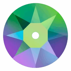 Swarovski Sew On Crystals Xirius Lochrose (3188) Crystal Scarabaeus Green(Swarovski 3188 Sew On Xirius Lochrose Crystal Scarabaeus Green End Of Line)