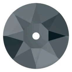 Serinity Sew On Crystals Round Lochrose (3188) Crystal Silver Night UNFOILED(Serinity 3188 Sew On Lochrose Crystal Silver Night Unfoiled)