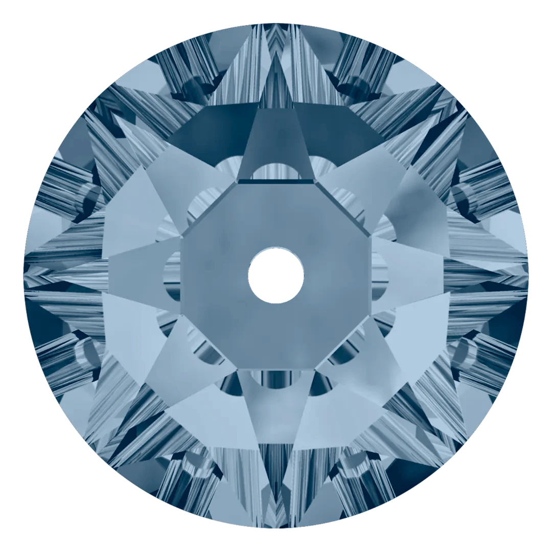 Swarovski Sew On Crystals Xirius Lochrose (3188) Denim Blue(Swarovski 3188 Sew On Xirius Lochrose Denim Blue) 3 Swarovski Sew On Crystals Xirius Lochrose (3188) Denim Blue(Swarovski 3188 Sew On Xirius Lochrose Denim Blue)