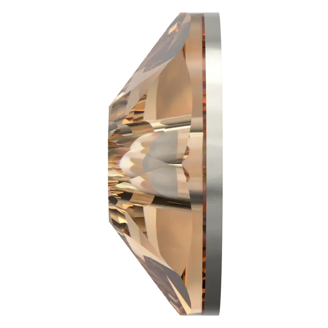 Swarovski Sew On Crystals Xirius Lochrose (3188) Light Colorado Topaz(Swarovski 3188 Sew On Xirius Lochrose Light Colorado Topaz) 5 Swarovski Sew On Crystals Xirius Lochrose (3188) Light Colorado Topaz(Swarovski 3188 Sew On Xirius Lochrose Light Colorado Topaz) - Image 3