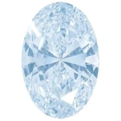 Swarovski Zirconia Oval Pure Brilliance Cut Greyish Blue(Swarovski Cubic Zirconia Oval Pure Brilliance Cut Greyish Blue)