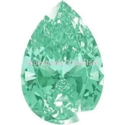 Swarovski Zirconia Pear Pure Brilliance Cut Fancy Light Green(Swarovski Cubic Zirconia Pear Pure Brilliance Cut Fancy Light Green)