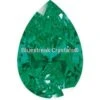 Swarovski Zirconia Pear Pure Brilliance Cut Green(Swarovski Cubic Zirconia Pear Pure Brilliance Cut Green) -BlueStreak Crystal Shop Swarovski Zirconia Pear Pure Brilliance Cut Green