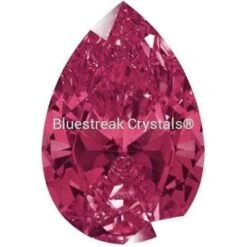 Swarovski Zirconia Pear Pure Brilliance Cut Red Dark(Swarovski Cubic Zirconia Pear Pure Brilliance Cut Red Dark)