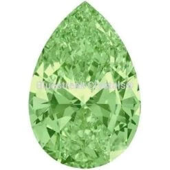 Swarovski Zirconia Pear Pure Brilliance Cut Spring Green(Swarovski Cubic Zirconia Pear Pure Brilliance Cut Spring Green)