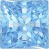 Swarovski Zirconia Square Princess Pure Brilliance Cut Artic Blue(Swarovski Cubic Zirconia Square Princess Pure Brilliance Cut Artic Blue) -BlueStreak Crystal Shop Swarovski Zirconia Square Princess Pure Brilliance Cut Artic Blue