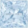 Swarovski Zirconia Square Princess Pure Brilliance Cut Greyish Blue(Swarovski Cubic Zirconia Square Princess Pure Brilliance Cut Greyish Blue) 1 Swarovski Zirconia Square Princess Pure Brilliance Cut Greyish Blue(Swarovski Cubic Zirconia Square Princess Pure Brilliance Cut Greyish Blue) -BlueStreak Crystal Shop Swarovski Zirconia Square Princess Pure Brilliance Cut Greyish Blue