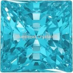 Swarovski Zirconia Square Princess Pure Brilliance Cut Mint Green(Swarovski Cubic Zirconia Square Princess Pure Brilliance Cut Mint Green)