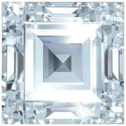 Swarovski Zirconia Square Step Cut White(Square Step Cut Swarovski Cubic Zirconia White)